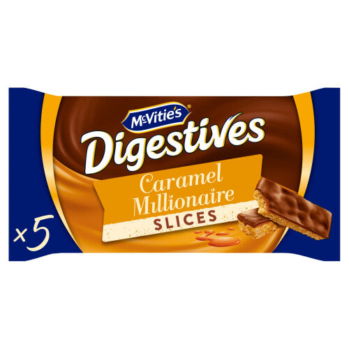 McVitie's Digestives Caramel Millionaire Slices – The Ultimate Chocolate &amp; Caramel Treat!&nbsp;