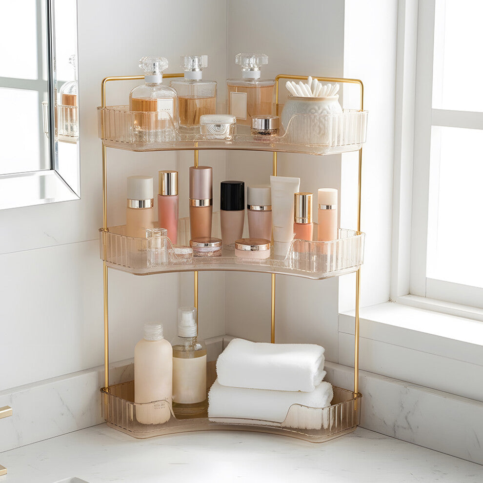3-Tier Corner Bathroom Counter Organiser