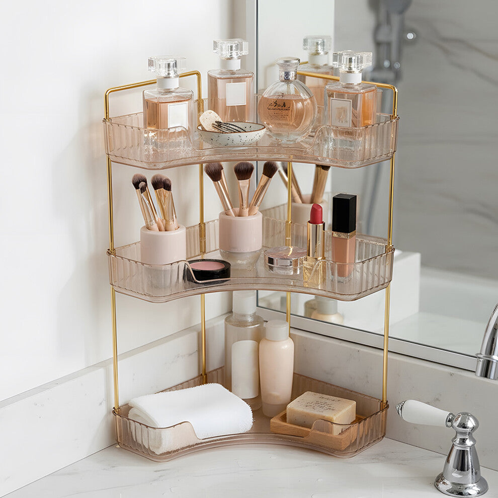 3-Tier Corner Bathroom Counter Organiser