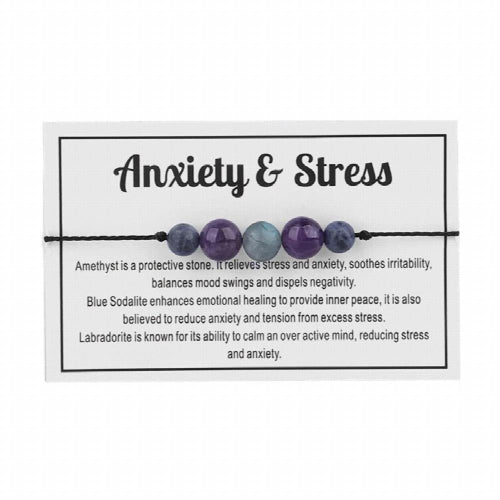 Anxiety & Stress Relief Crystal Bracelet
