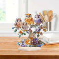 Hand-Carved Natural Crystal Owl Statue