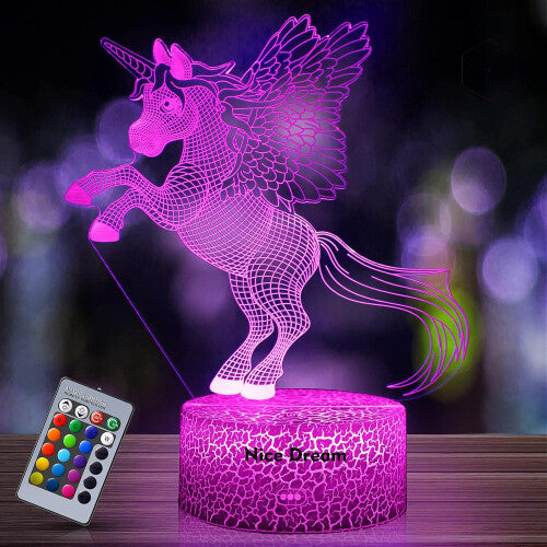 Unicorn 3D LED Night Light