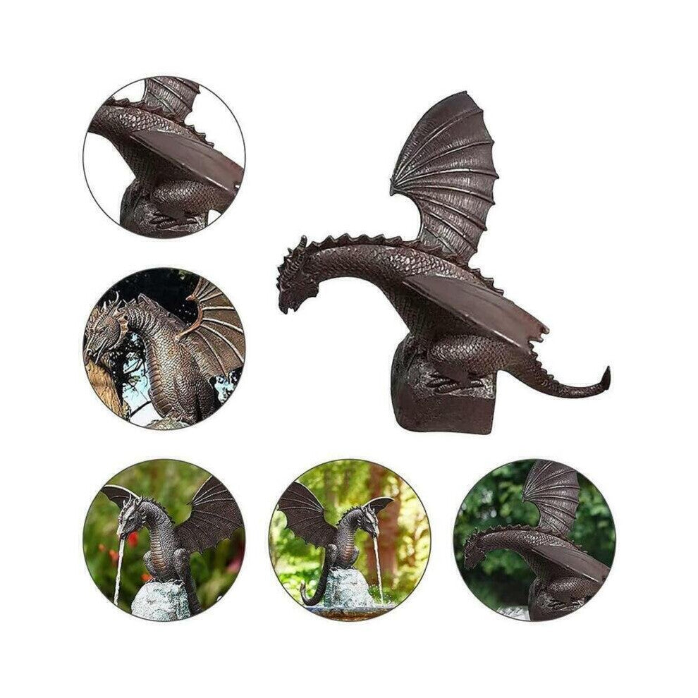 Dragon Water Fountain Garden Statue