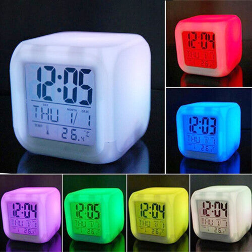 LED Glowing Multi-Function Alarm Clock