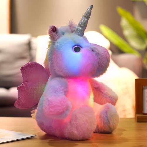Soft Light-Up Glowing Unicorn Plush Toy