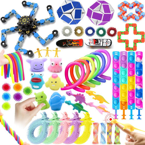 50 Piece Sensory Fidget Toy Pack