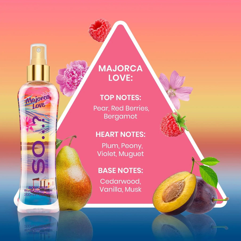 So...? Summer Escapes Women's Gift Set (4 x 50ml)