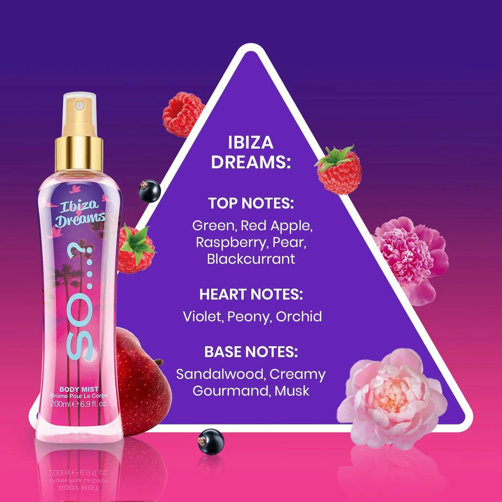 So...? Summer Escapes Women's Gift Set (4 x 50ml)