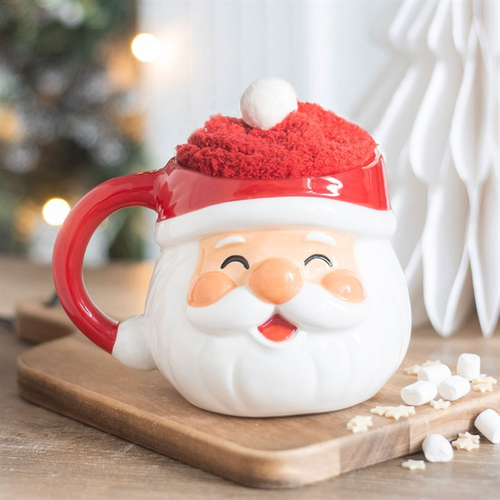 Santa Mug & Cosy Socks Gift Set