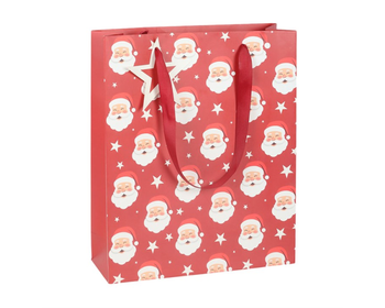 Jolly Santa Christmas Gift Bag