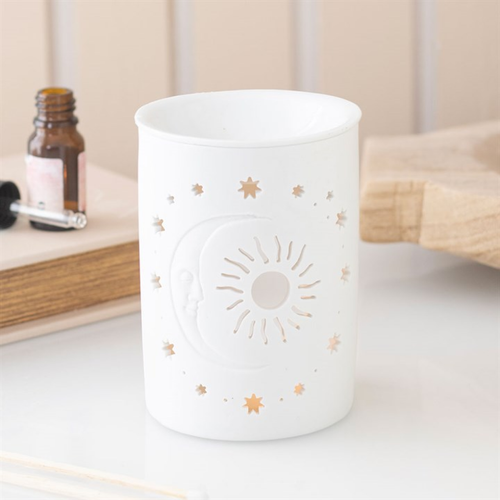Sun & Moon Ceramic Wax Warmer & Oil Burner