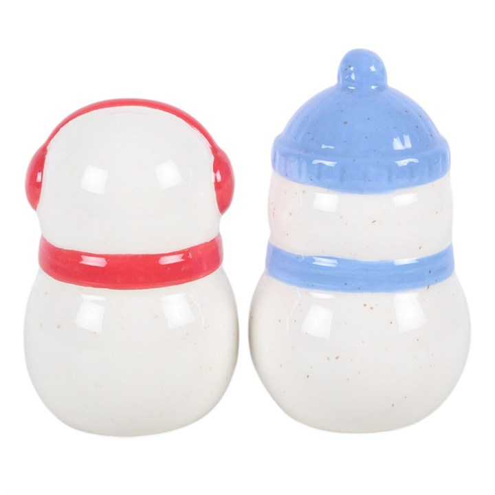 Winter Snowmen Salt & Pepper Shakers