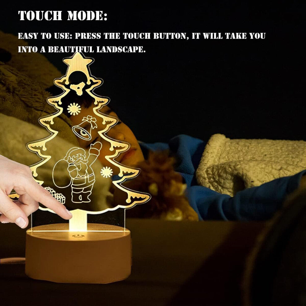 USB Powered 3D LED Christmas Tree Light