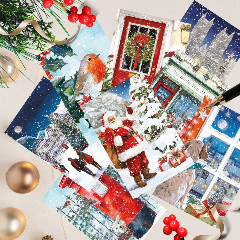 Box of 24 Assorted Classic Christmas Cards