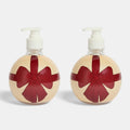 Bow Bauble Soap Dispenser with Red Bow – 2 Pack