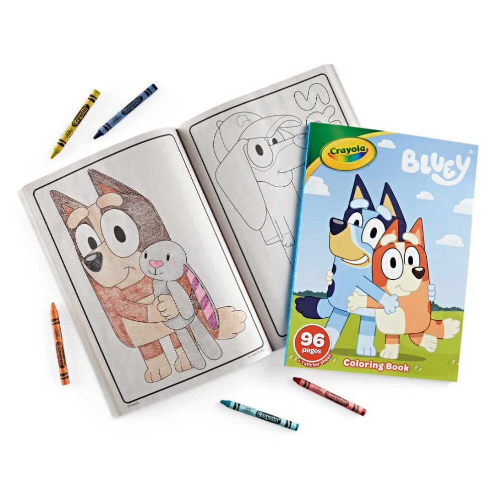CRAYOLA Bluey Colouring Book