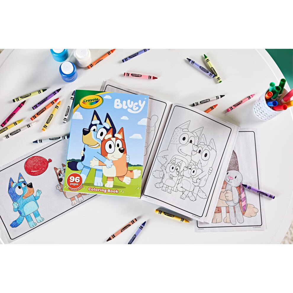 CRAYOLA Bluey Colouring Book