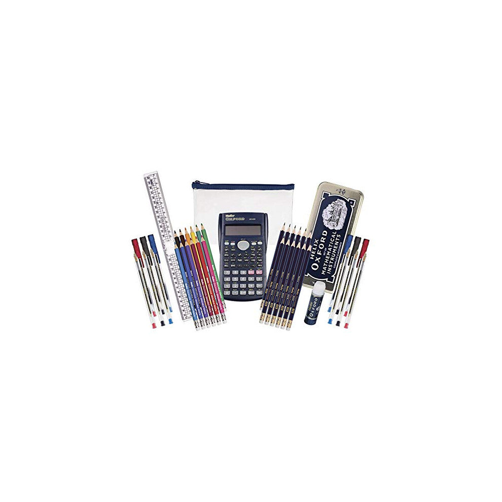 Helix Oxford Complete Back to School Stationery Set