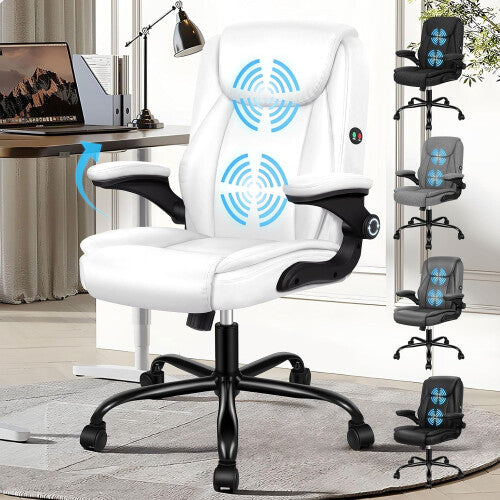 ELFORDSON® Massage Office Chair – White