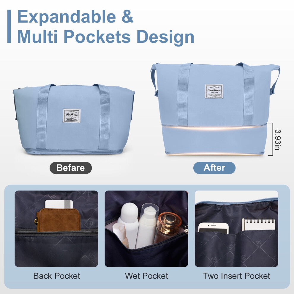 Zimtown 3-Piece Carry-On Luggage Set with TSA Lock