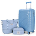 Zimtown 3-Piece Carry-On Luggage Set with TSA Lock