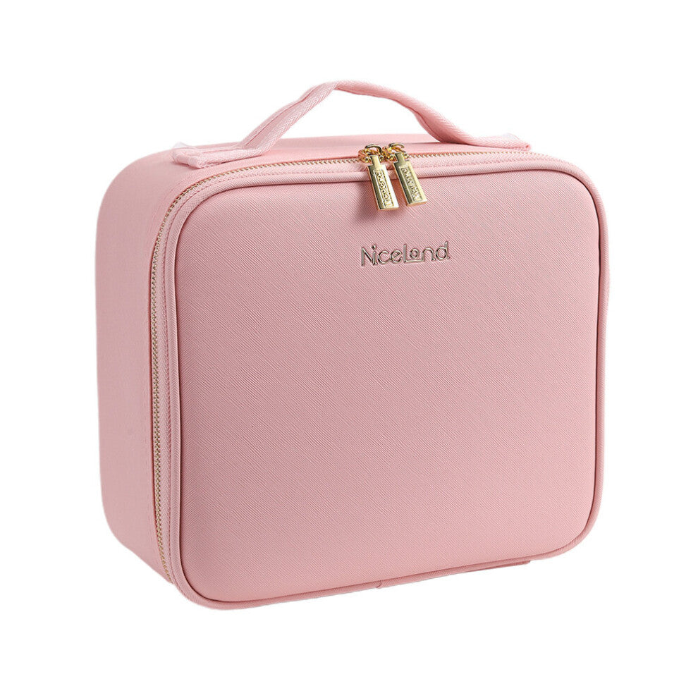 Large Travel Makeup Bag with LED Mirror