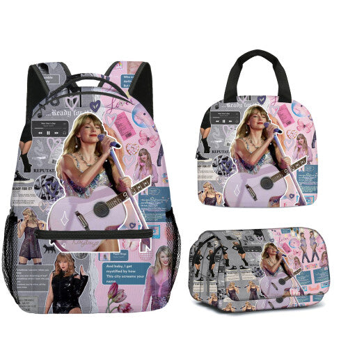 Taylor Swift 3-Piece School Bag Set