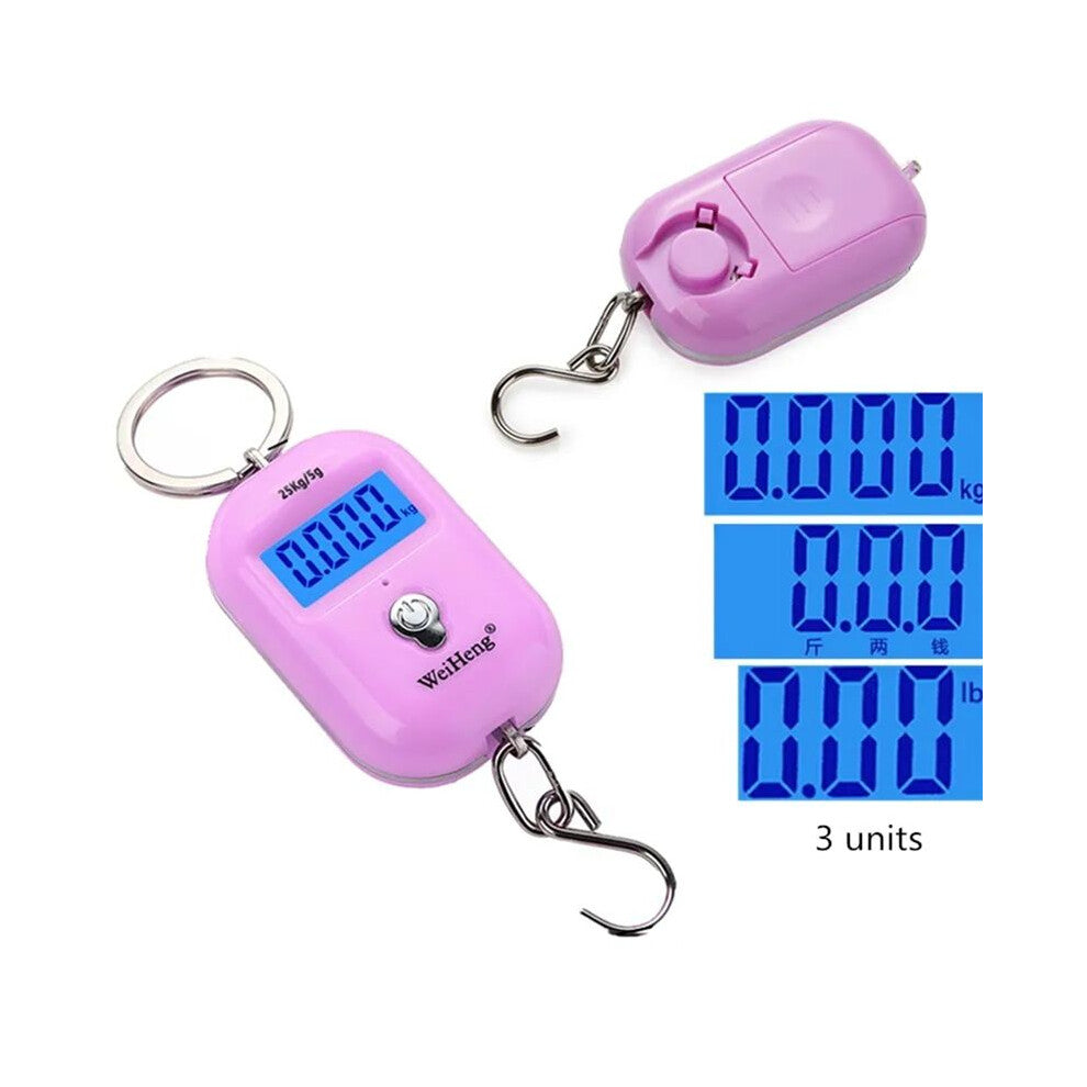 WeiHeng 25kg Digital Hanging Luggage Scale