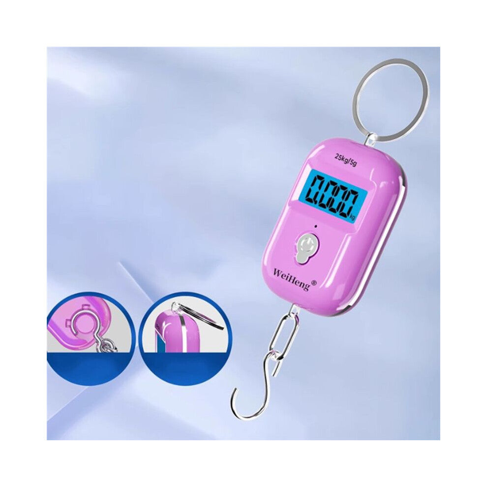 WeiHeng 25kg Digital Hanging Luggage Scale