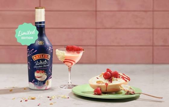 Baileys White Chocolate Flavour with Raspberry