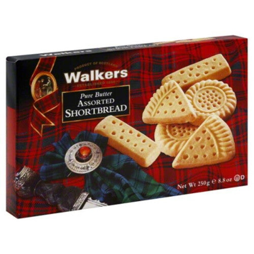 Walkers Pure Butter Assorted Shortbread – Pack of 6