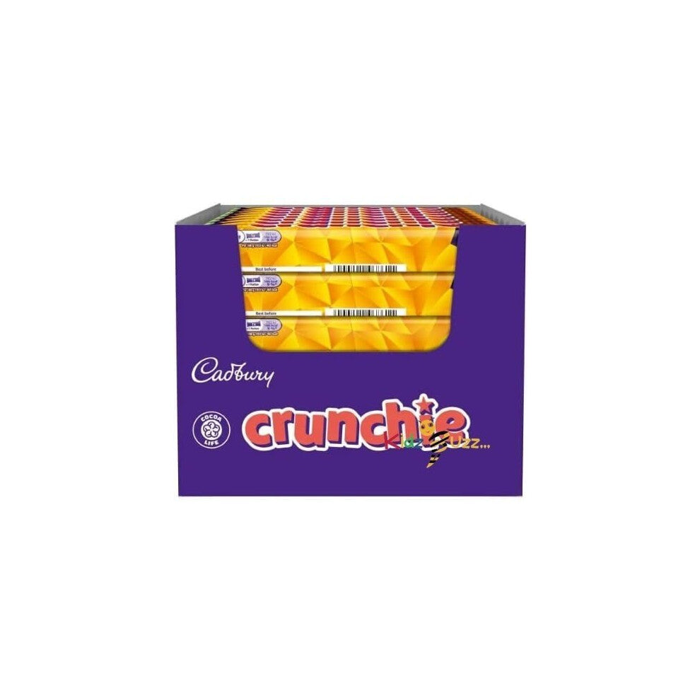 Cadbury Crunchie Chocolate Bars – 48 x 40g