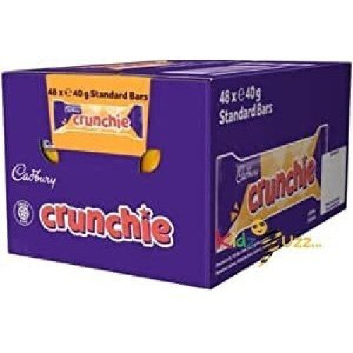 Cadbury Crunchie Chocolate Bars – 48 x 40g