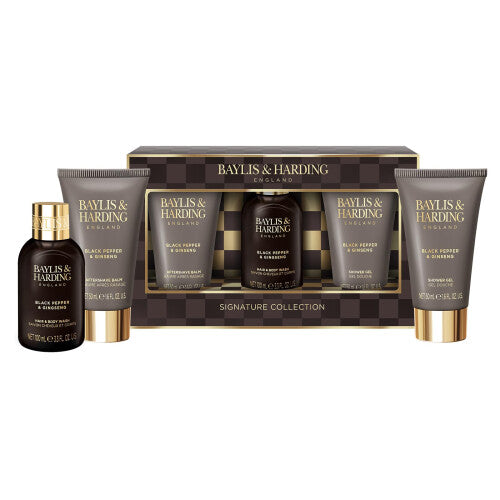 Baylis & Harding Black Pepper & Ginseng Men’s Luxury Mini Trio Gift Set