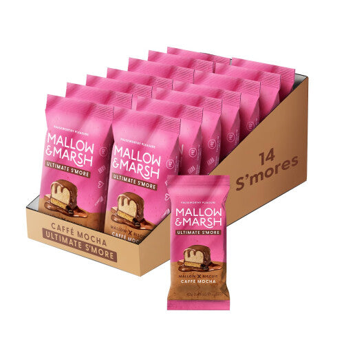 Mallow & Marsh Ultimate S’more Caffè Mocha Bars – Box of 14