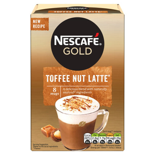 NESCAFÉ Gold Toffee Nut Latte – Pack of 6