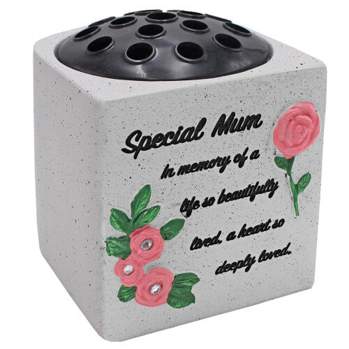 Special Mum Memorial Grave Flower Pot