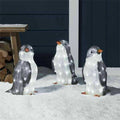SET OF 3 LED CHRISTMAS PENGUINS