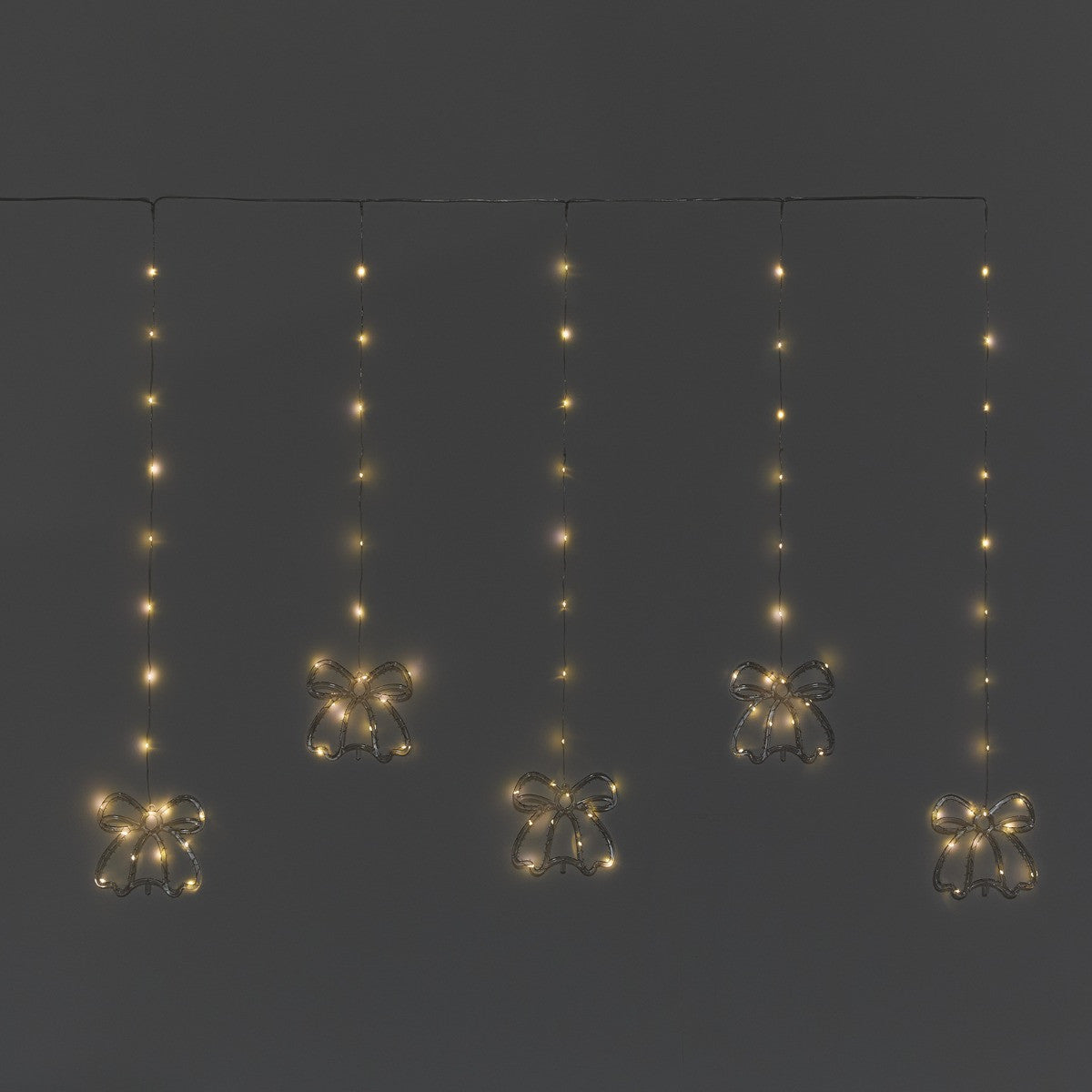 5 PACK BOW LED CURTAIN LIGHTS – £30.00