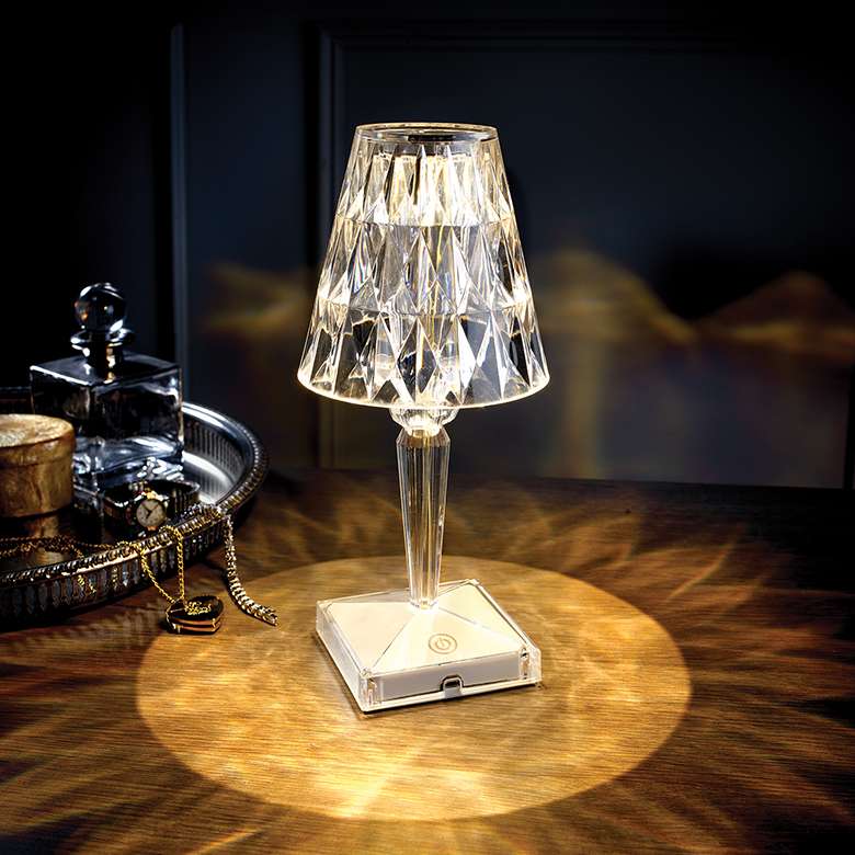 Rechargeable Crystal Touch Lamp With Remote
