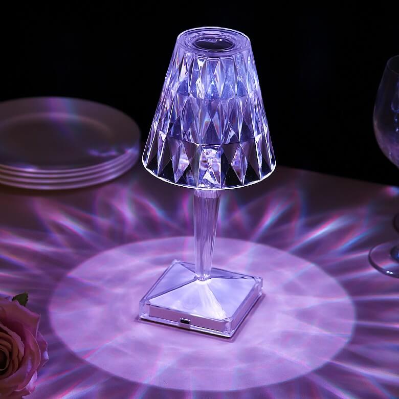 Rechargeable Crystal Touch Lamp With Remote