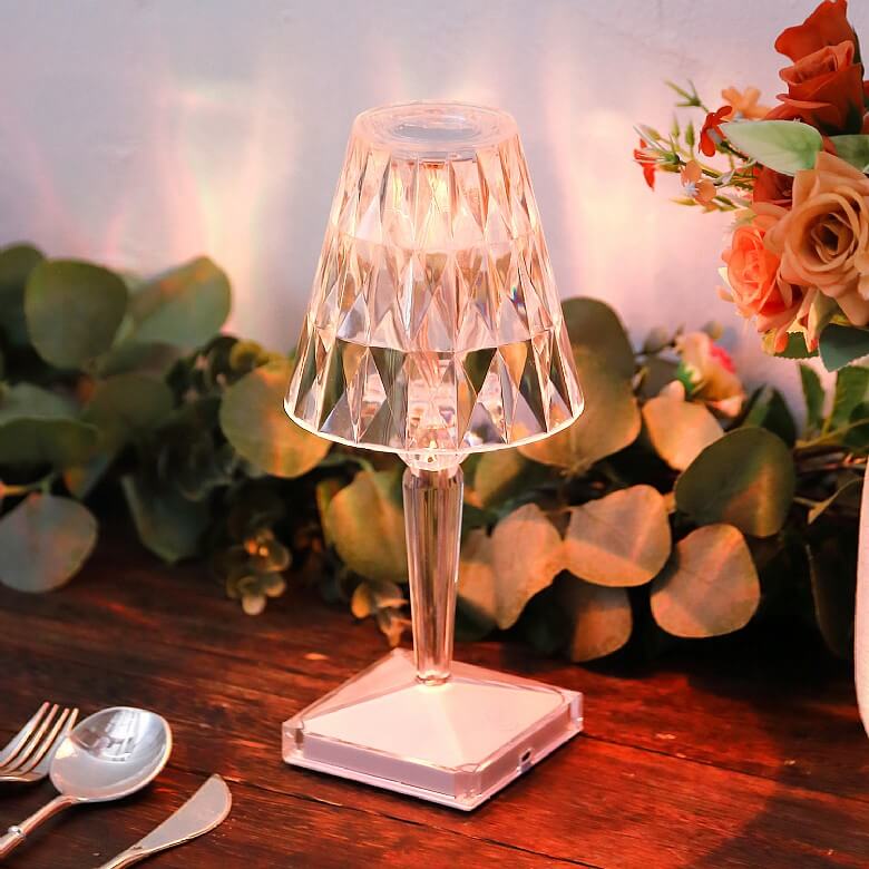Rechargeable Crystal Touch Lamp With Remote