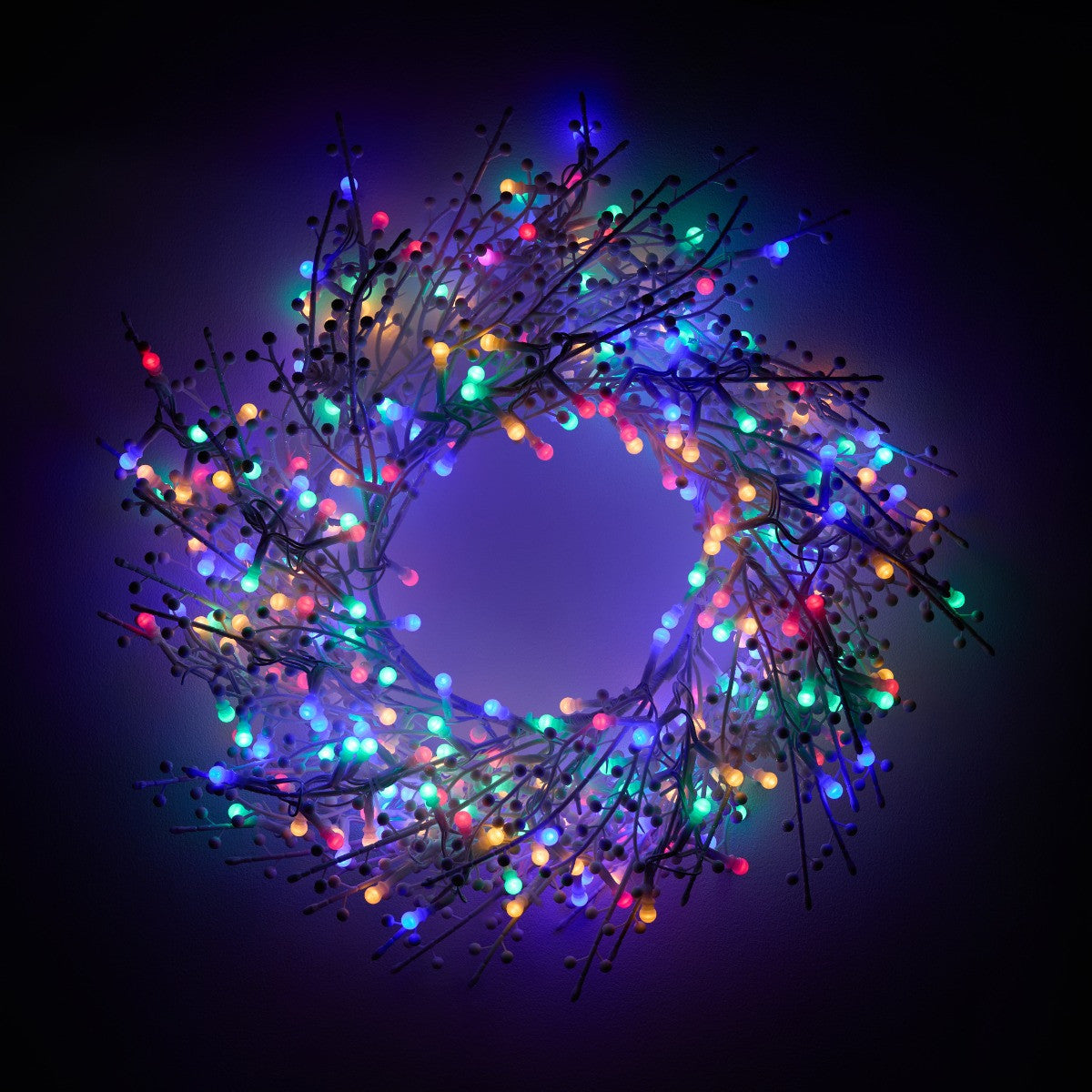 300 LED MULTICOLOUR WREATH