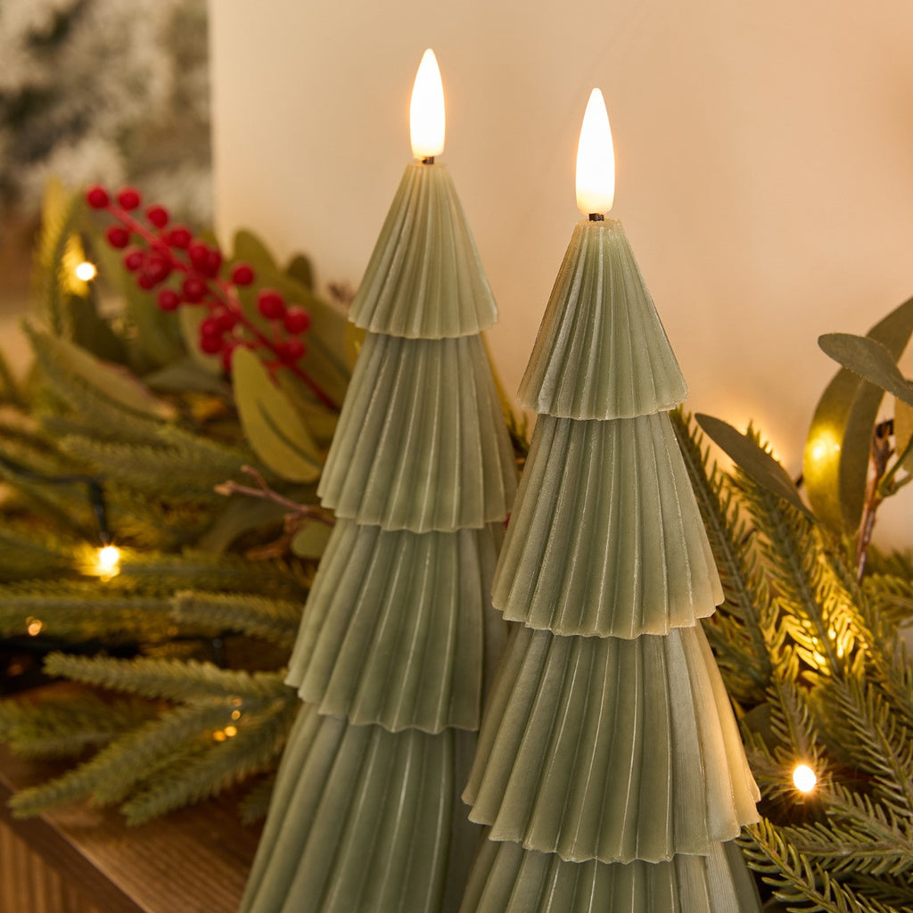 2 PACK LED TREE CANDLES