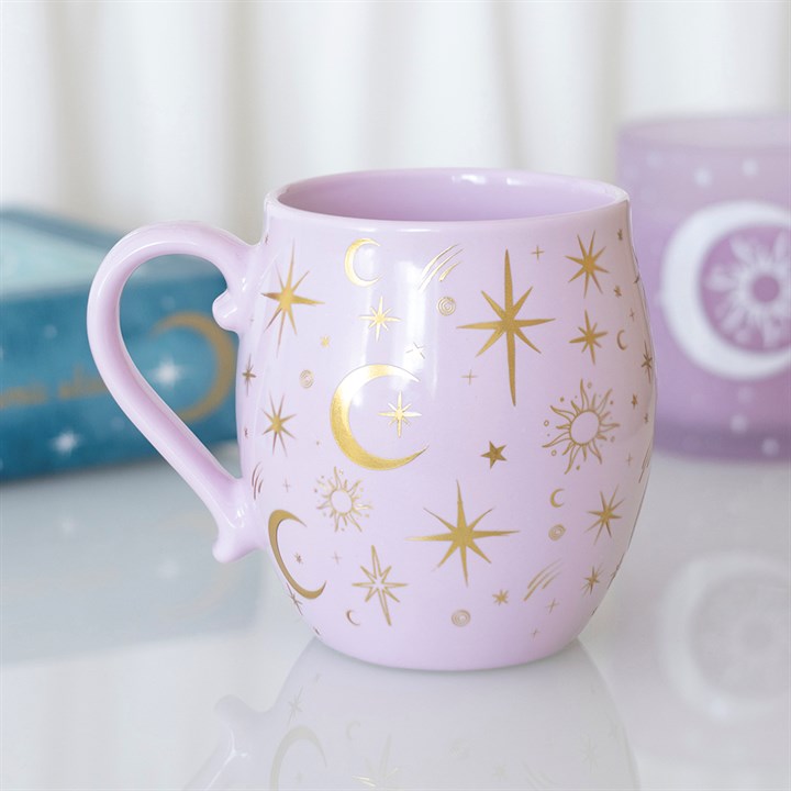 Purple Celestial Ceramic Mug
