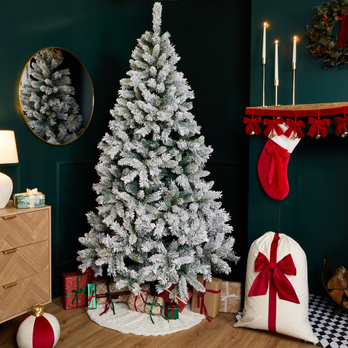 The Premium Snowy Christmas Tree - 7FT
