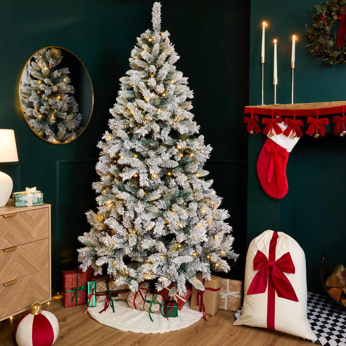 The Premium Snowy Christmas Tree - 7FT