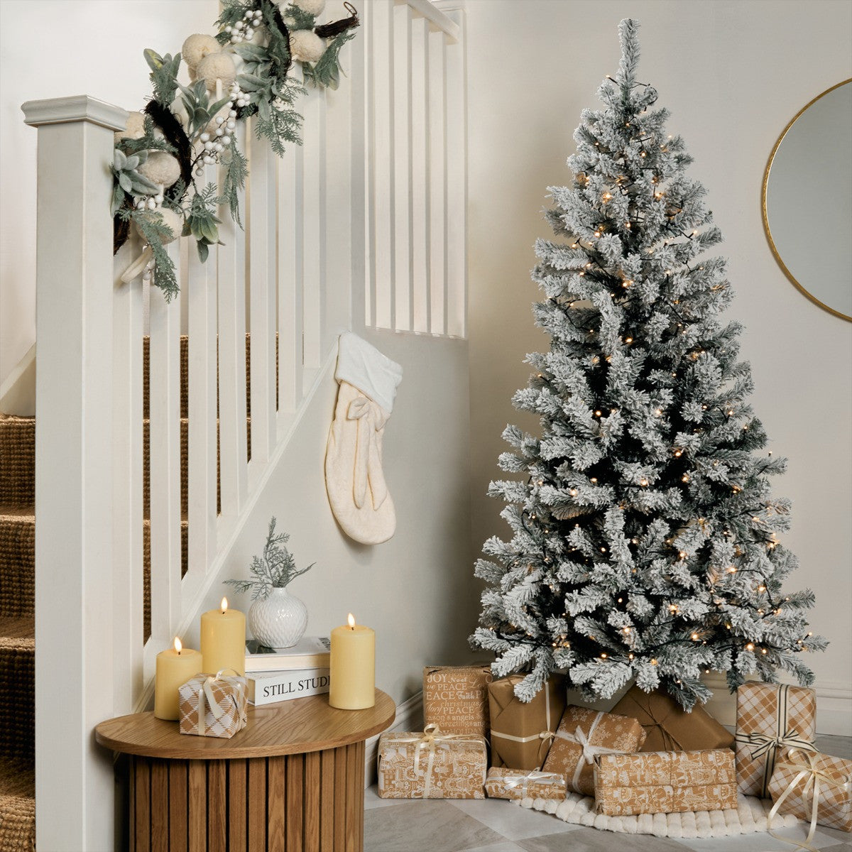 The Snowy Christmas Tree 500 Tips - 6FT
