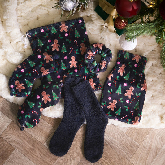 GINGERBREAD HOT WATER BOTTLE GIFT SET