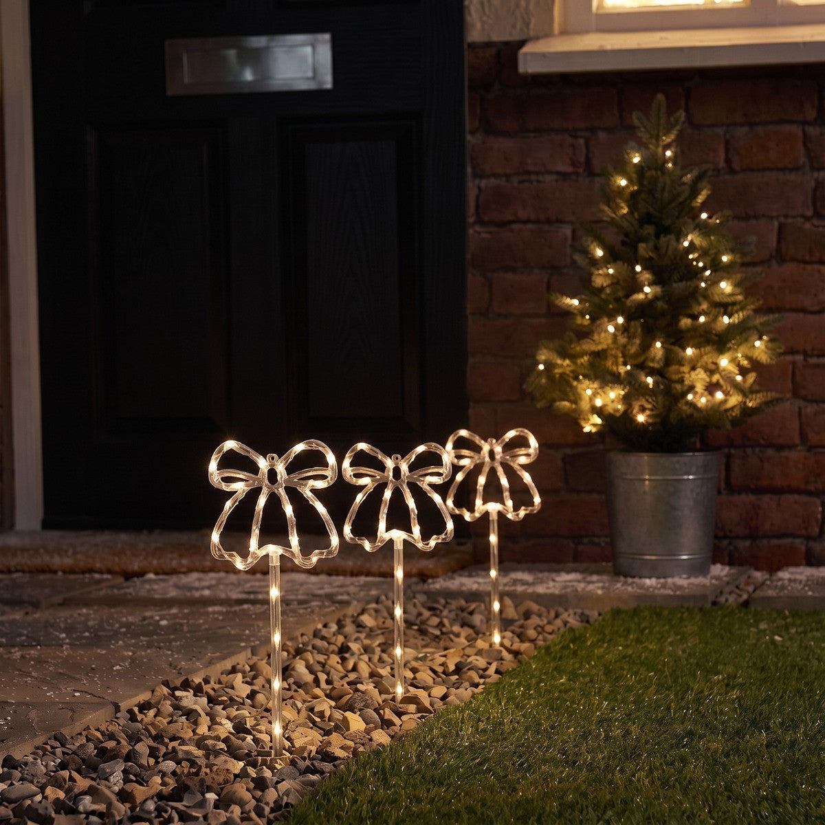 3 Pack Bow Stake Lights